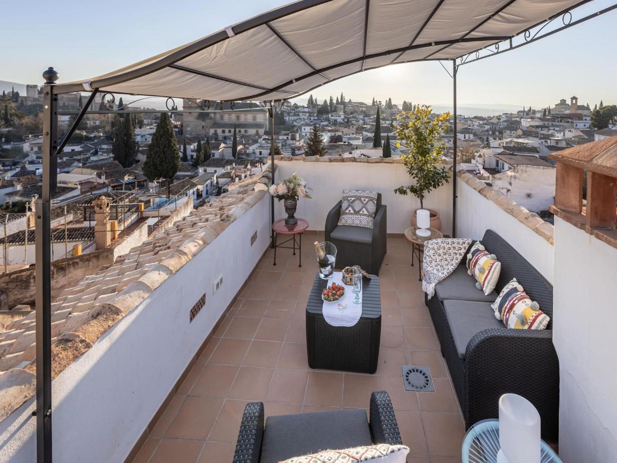 Luxury Alhambra Penthouse Collection Sacromonte Villa Granada Exterior photo